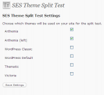 Wordpress Theme Split Testing